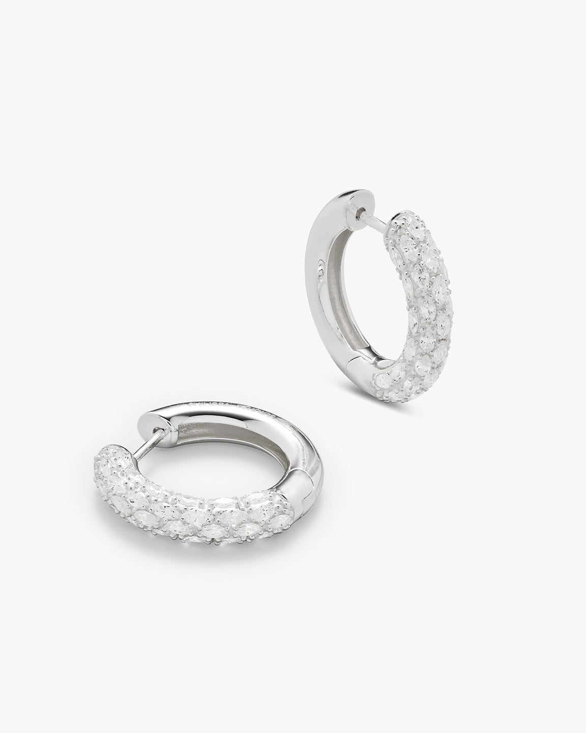 Bold Marquise Hoops Large