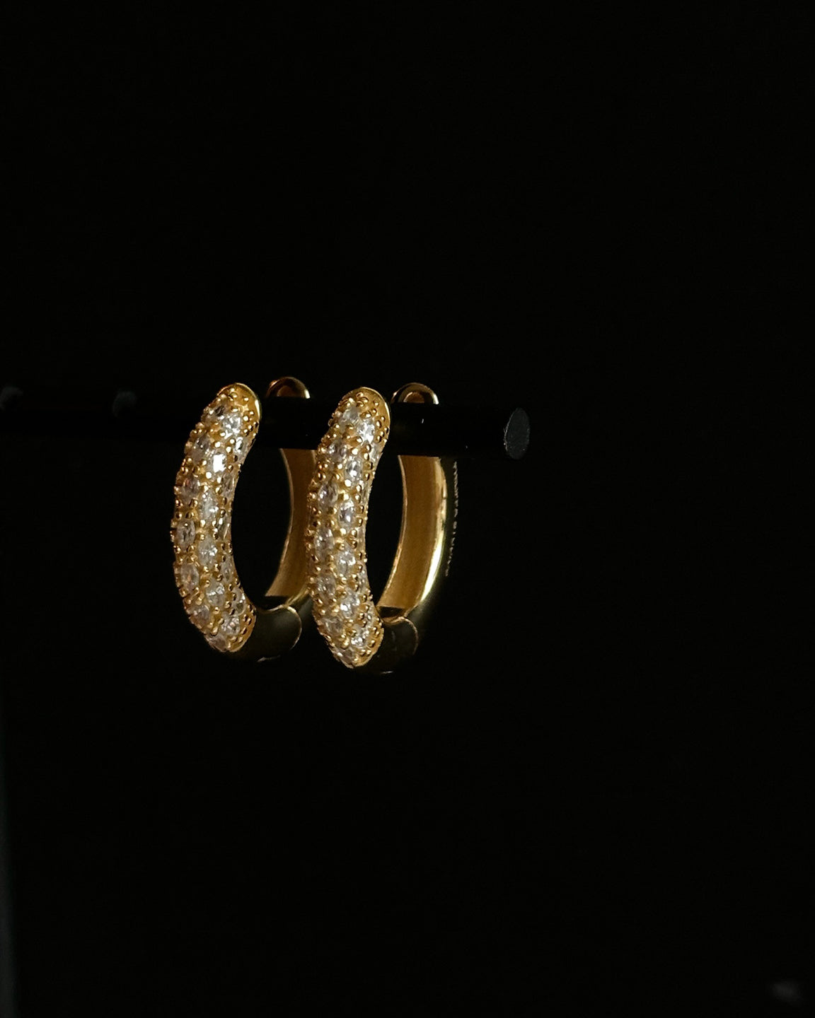 Bold Marquise Hoops Large