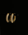 Bold Marquise Hoops Large