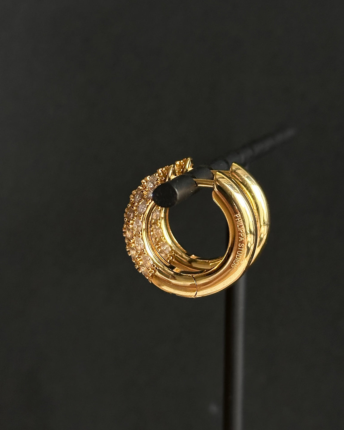 Bold Marquise Hoops Large