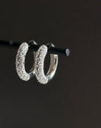 Bold Marquise Hoops Large