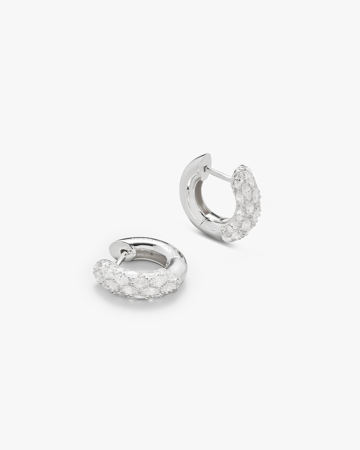 Bold Marquise Hoops Small