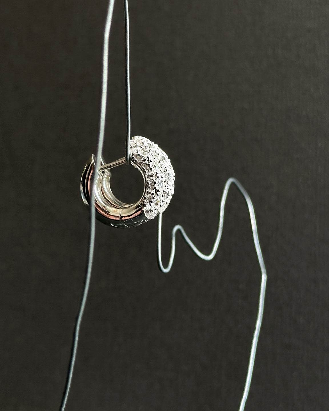 Bold Marquise Hoops Small