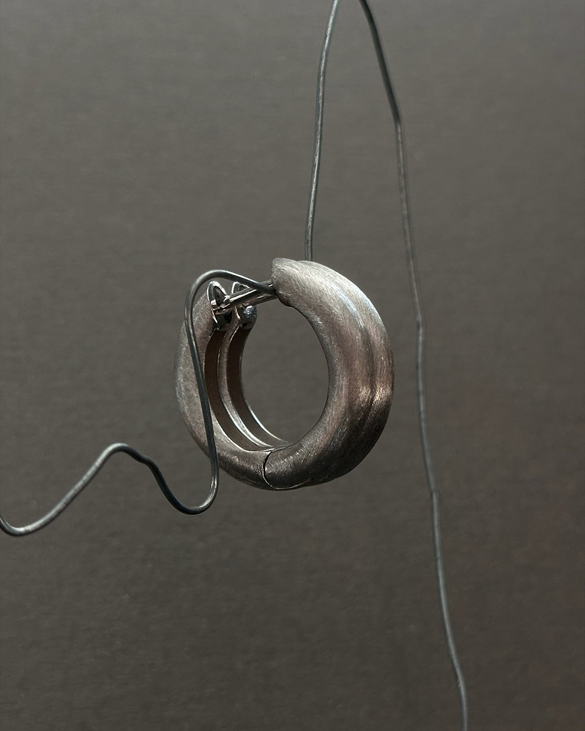 Bold Satin Hoops Large