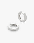 Bold Satin Hoops Medium
