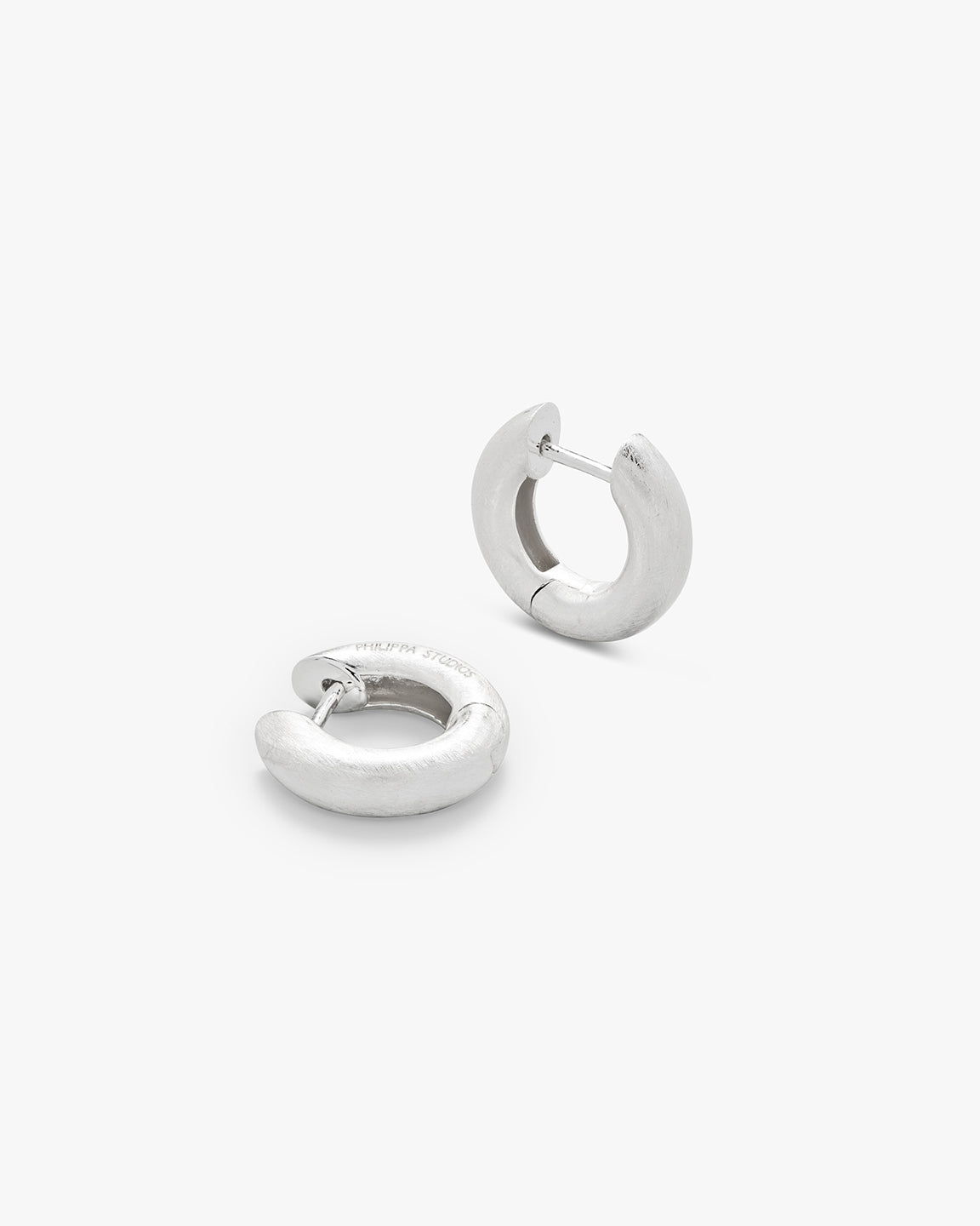 Bold Satin Hoops Small