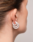 Bold Satin Hoops Small