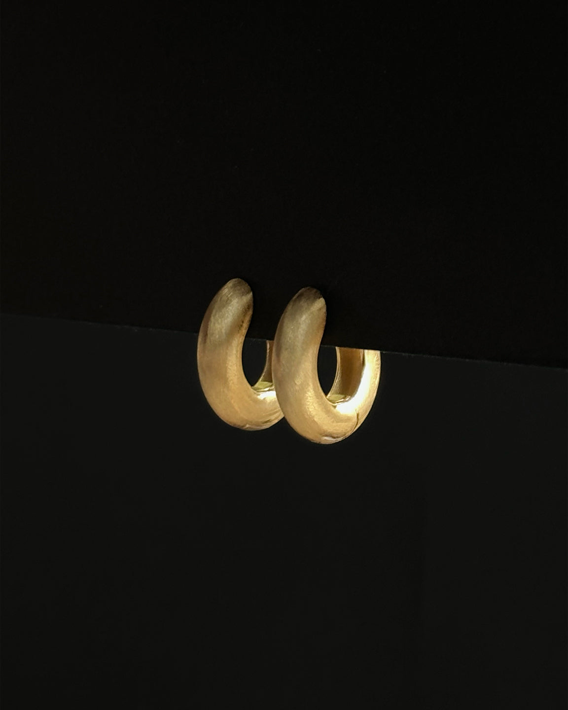 Bold Satin Hoops Small