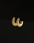 Bold Satin Hoops Small