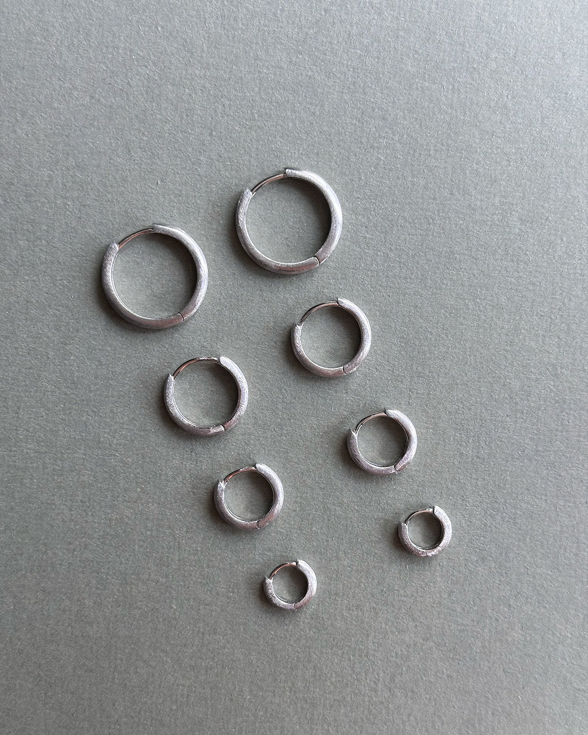 Classic Satin Hoops Small