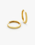 Classic Satin Hoops L Gull