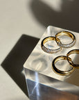 Dome Pave Hoops Large