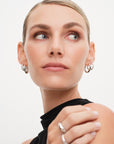 Dome Pave Hoops Large