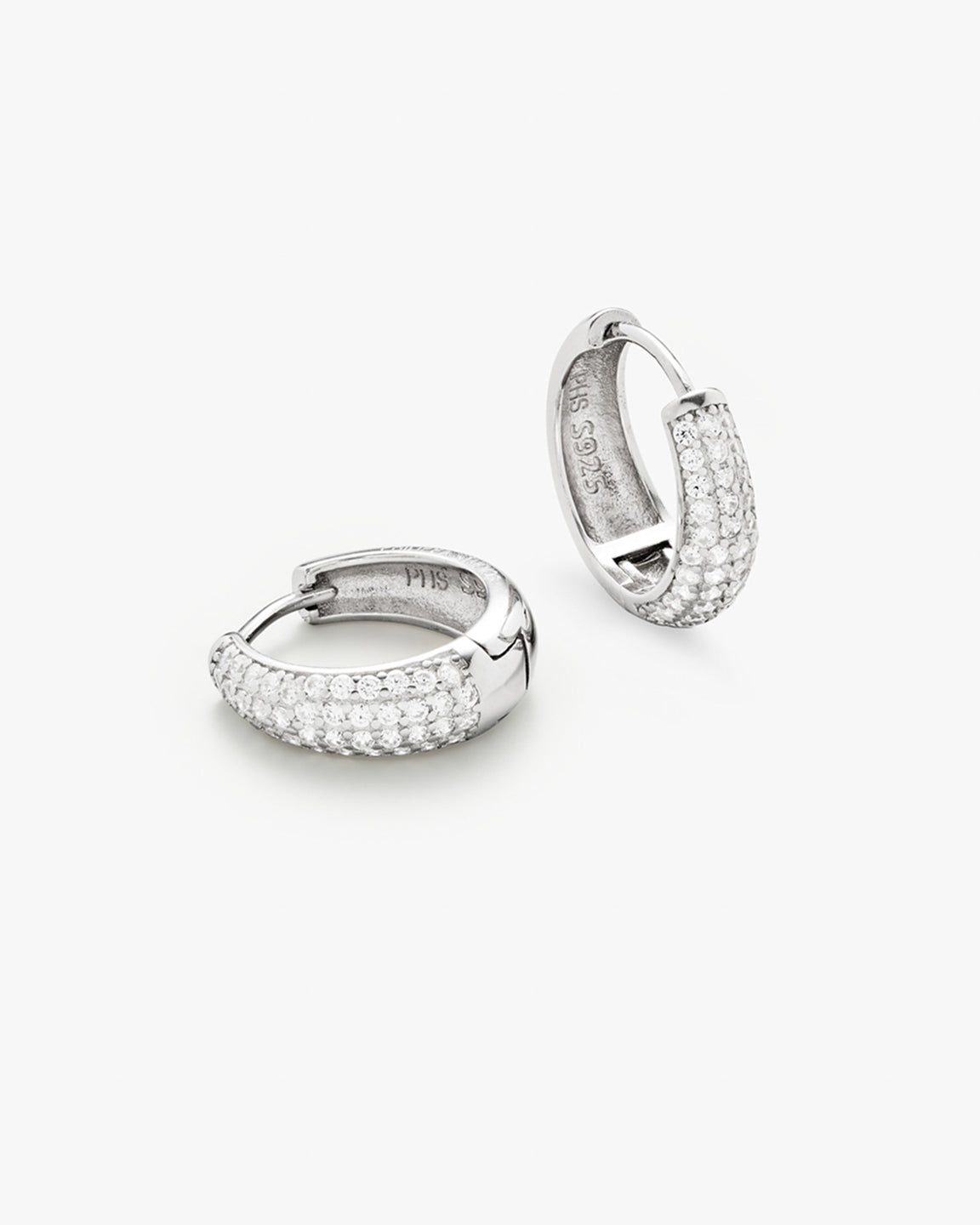 Dome Pave Hoops Medium
