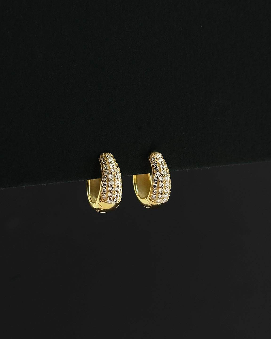Dome Pave Hoops Small