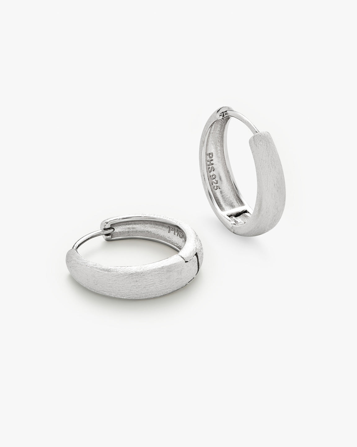 Dome Satin Hoops Large