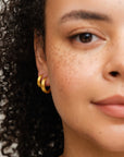 Dome Satin Hoops Large