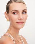 Dome Satin Hoops L Gull