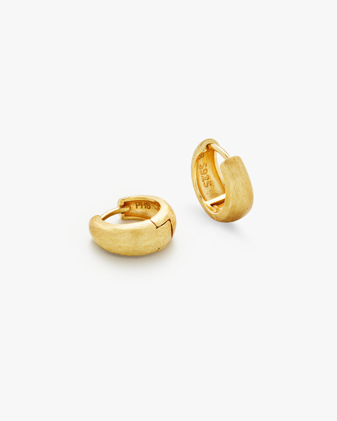 Dome Satin Hoops Small