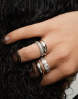 Dome Slim Pave Ring