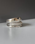 Dome Slim Pave Ring