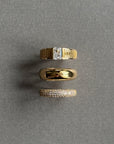 Dome Slim Pave Ring