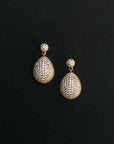 Drop Pave Studs Gull