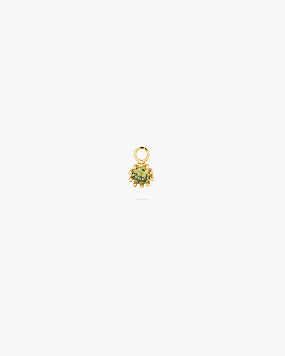 Flora Peridot Charm