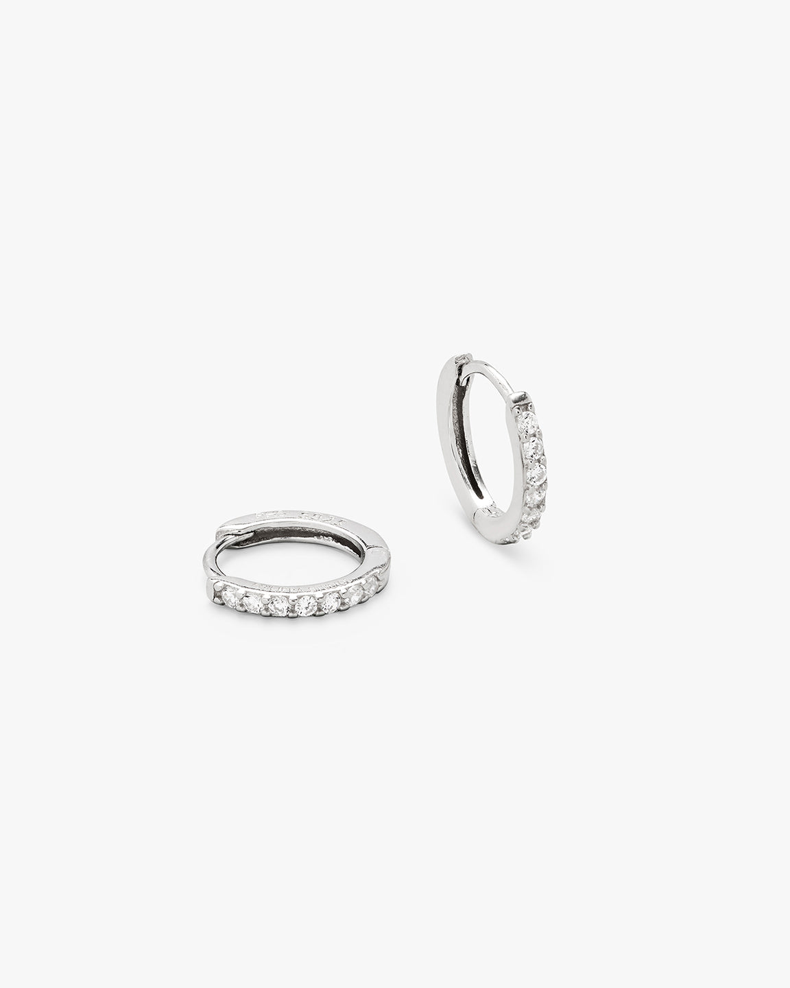 Pave Hoops Small