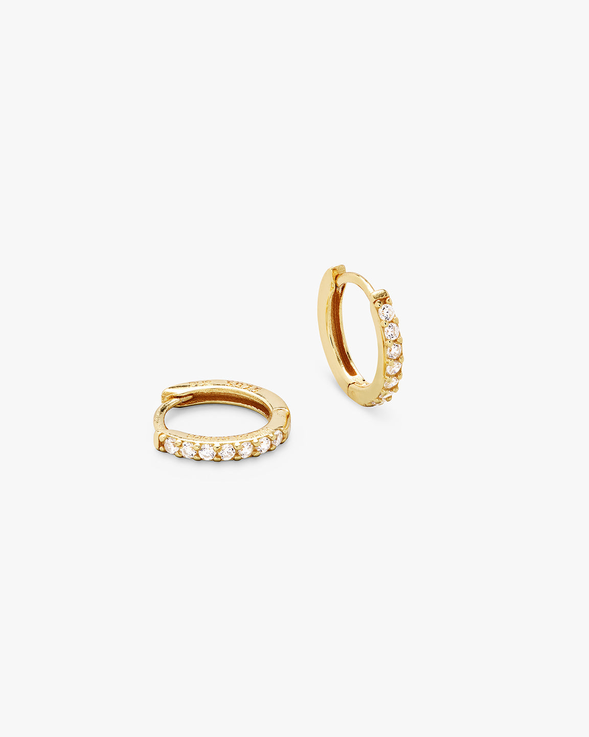 Pave Hoops Small