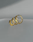 Dome Pave Hoops Small
