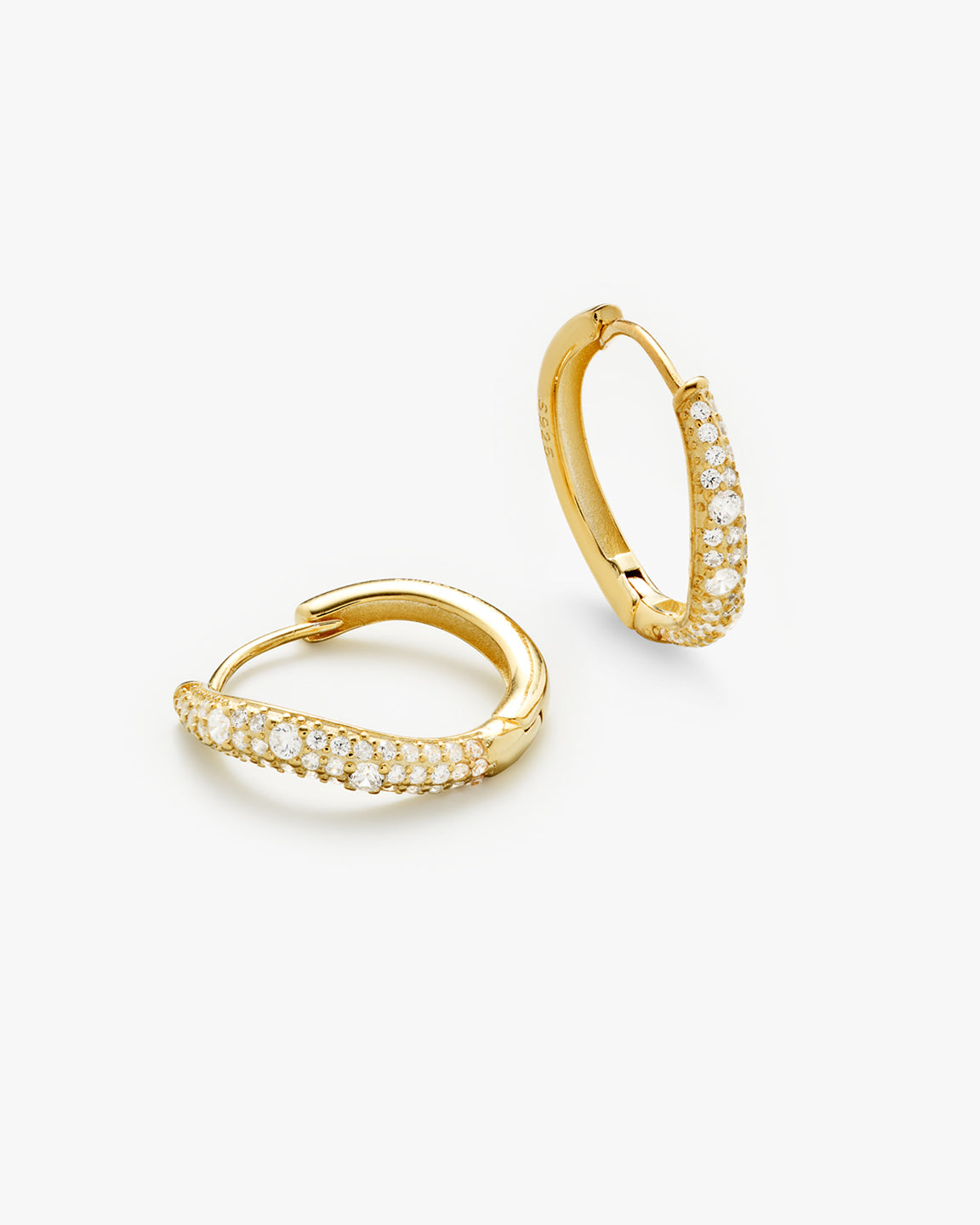 Wave Pave Hoops Large
