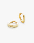 Wave Satin Hoops M Gull