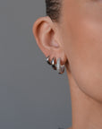 Dome Pave Hoops Large