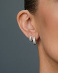 Dome Pave Hoops Medium
