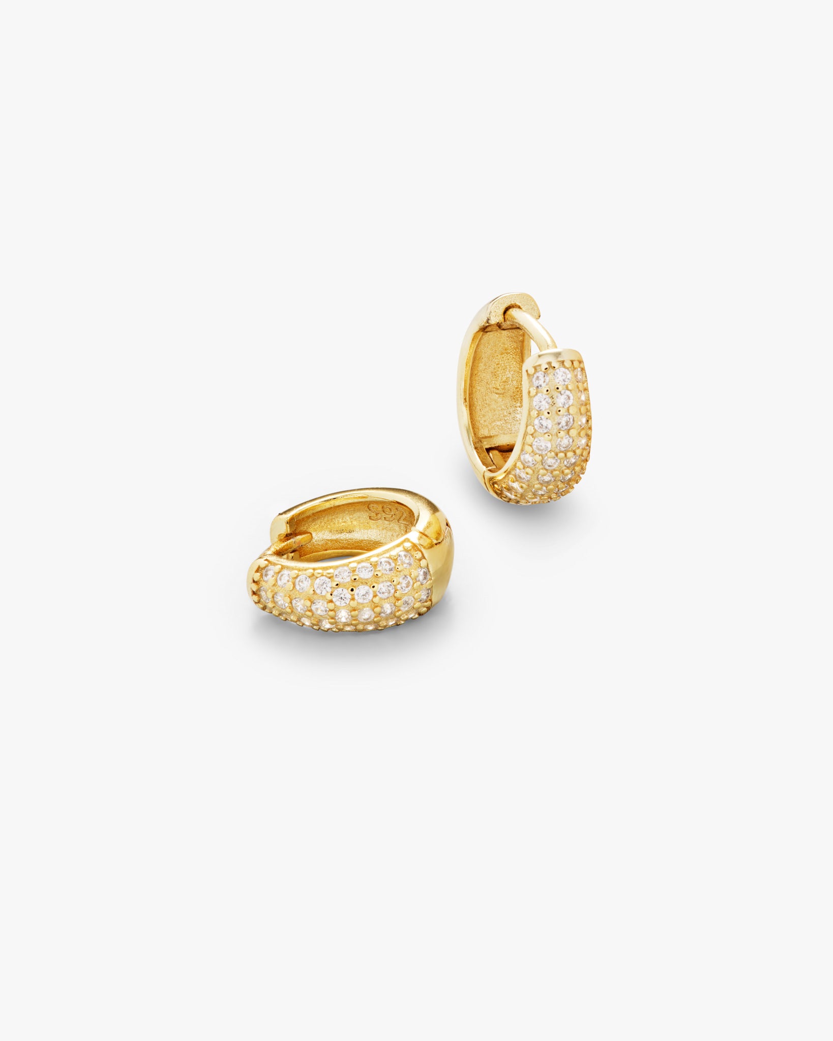 Dome Pave Hoops Small