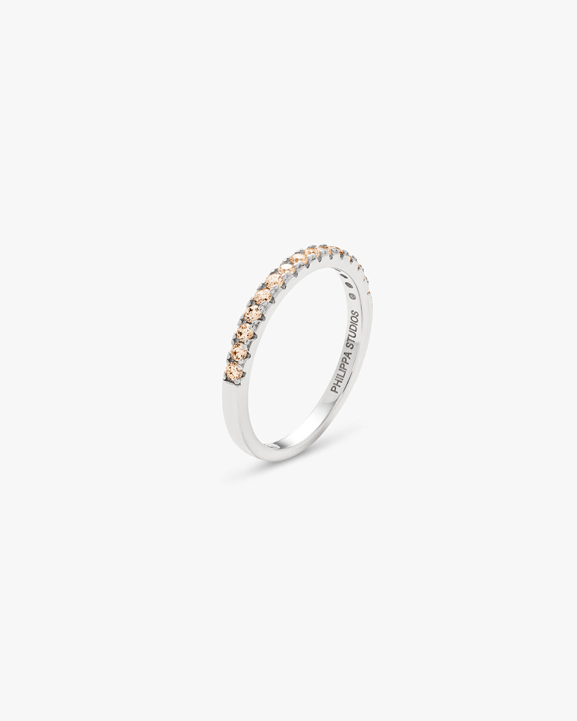 Pave Champagne Ring