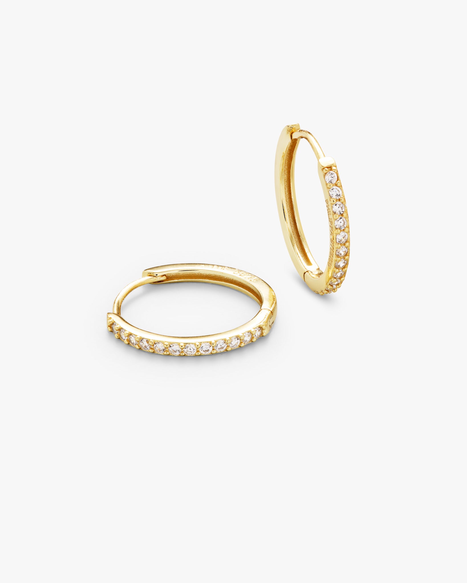 Pave Hoops Large