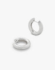 Bold Grooved Hoops Medium