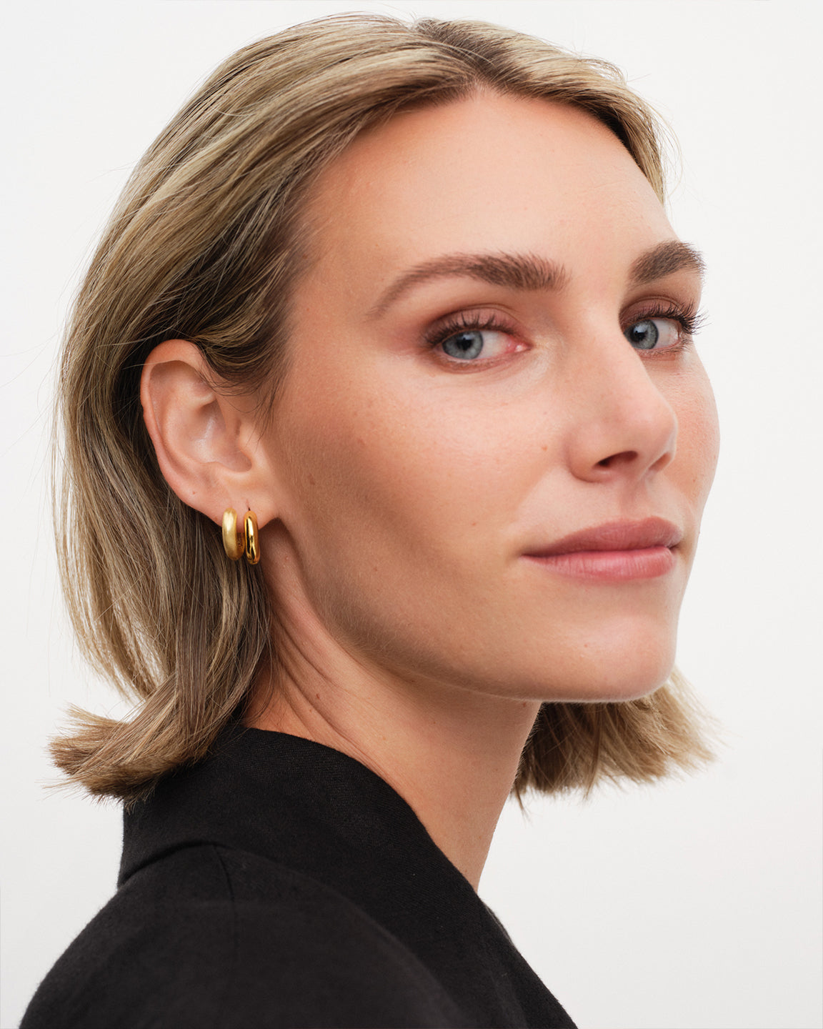 Bold Satin Hoops S Gull 