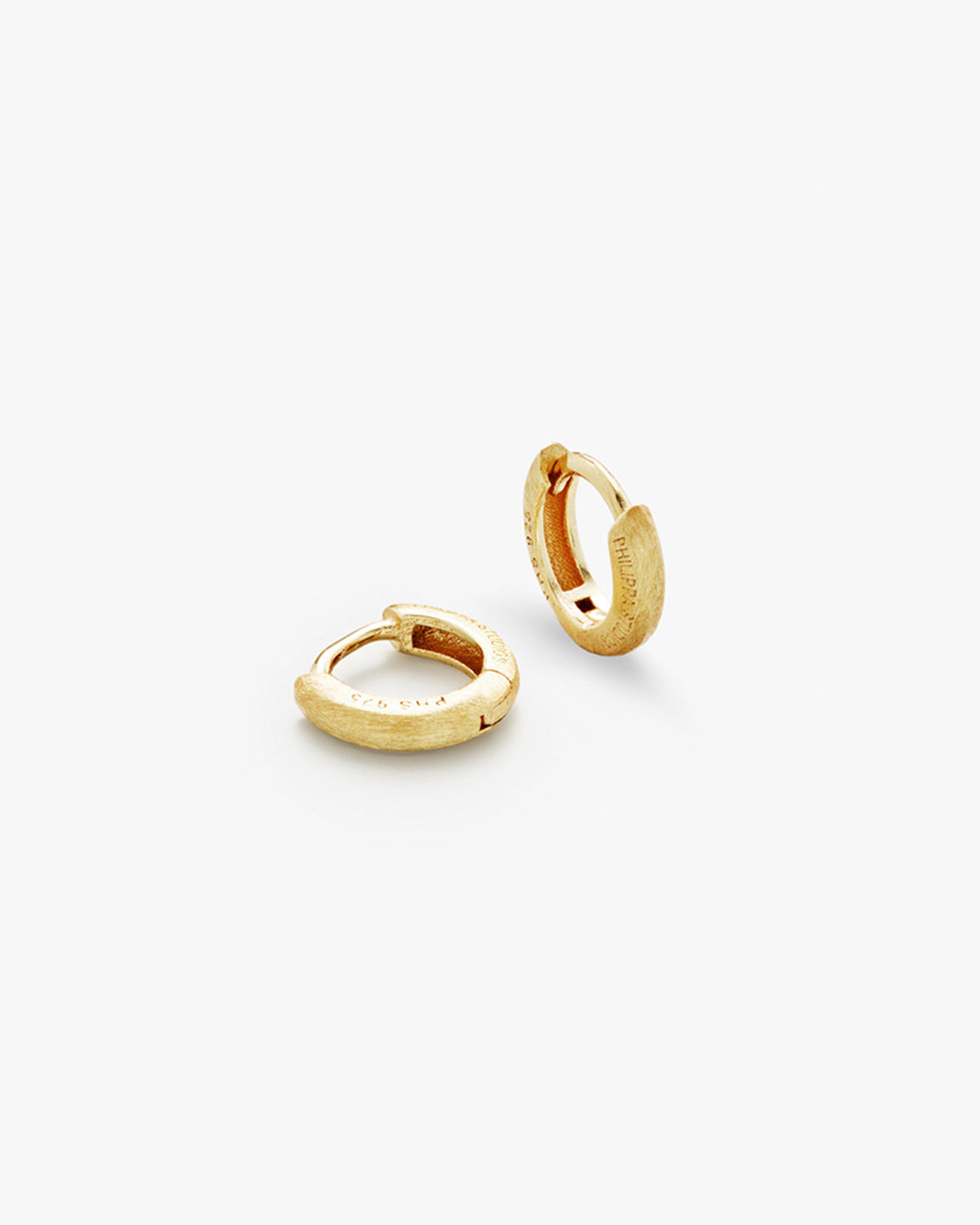 Classic Satin Hoops XS Gull #Gull