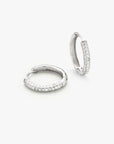 Classic Pave Hoops Large