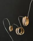 Classic Pave Hoops Small