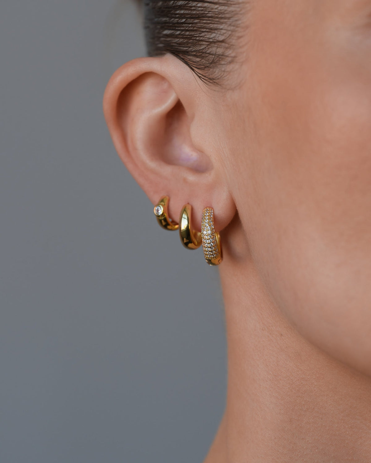 Dome Hoops White S Gull 