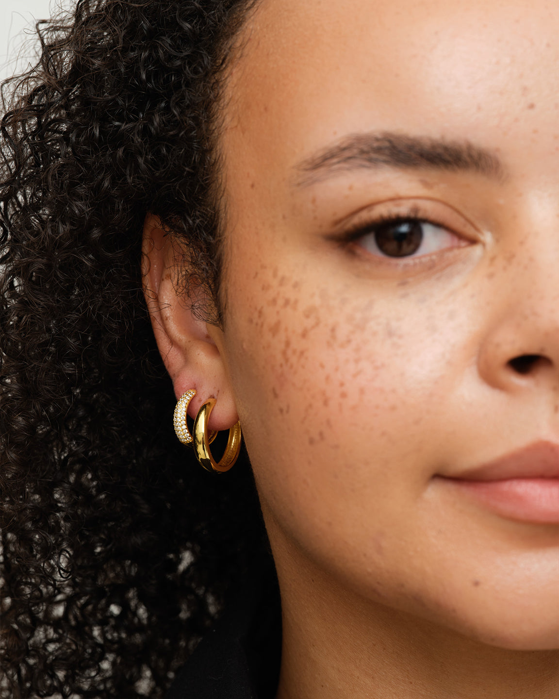 Dome Pave Hoops L Gull 