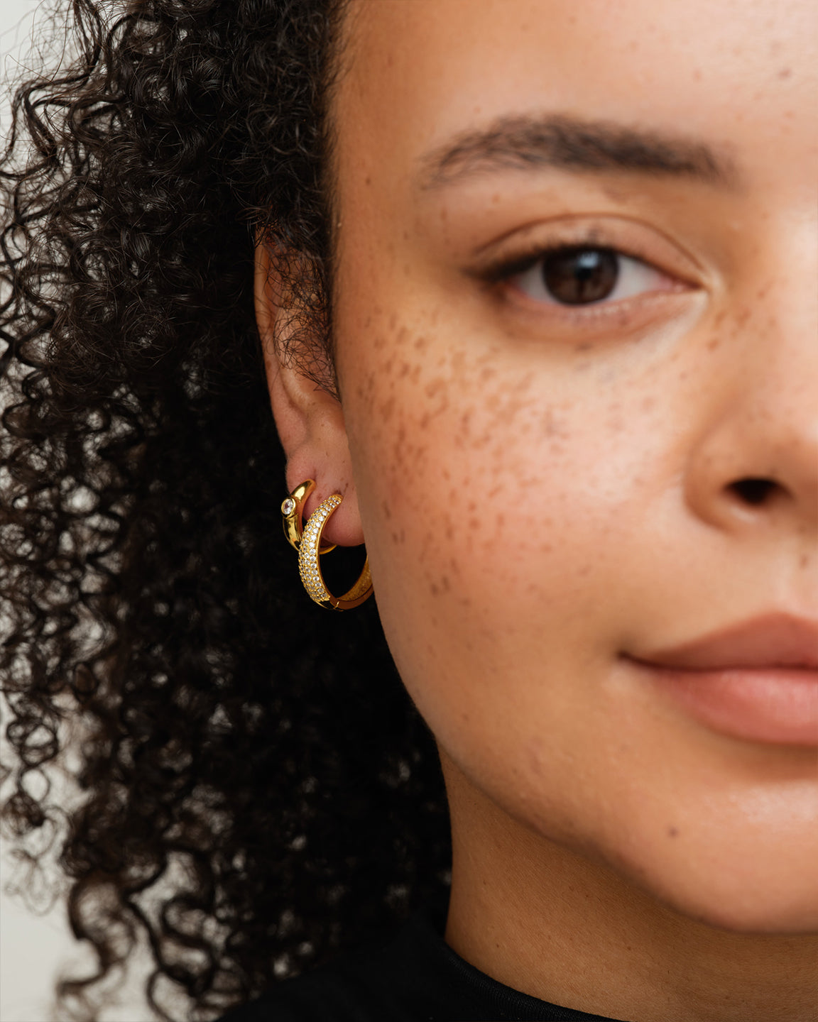 Dome Pave Hoops XL Gull 