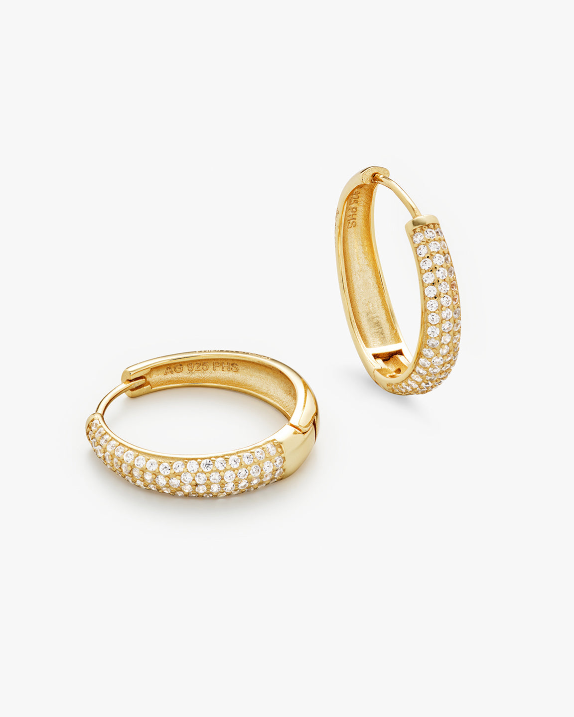 Dome Pave Hoops XL Gull #Gull