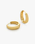 Dome Satin Hoops L Gull 