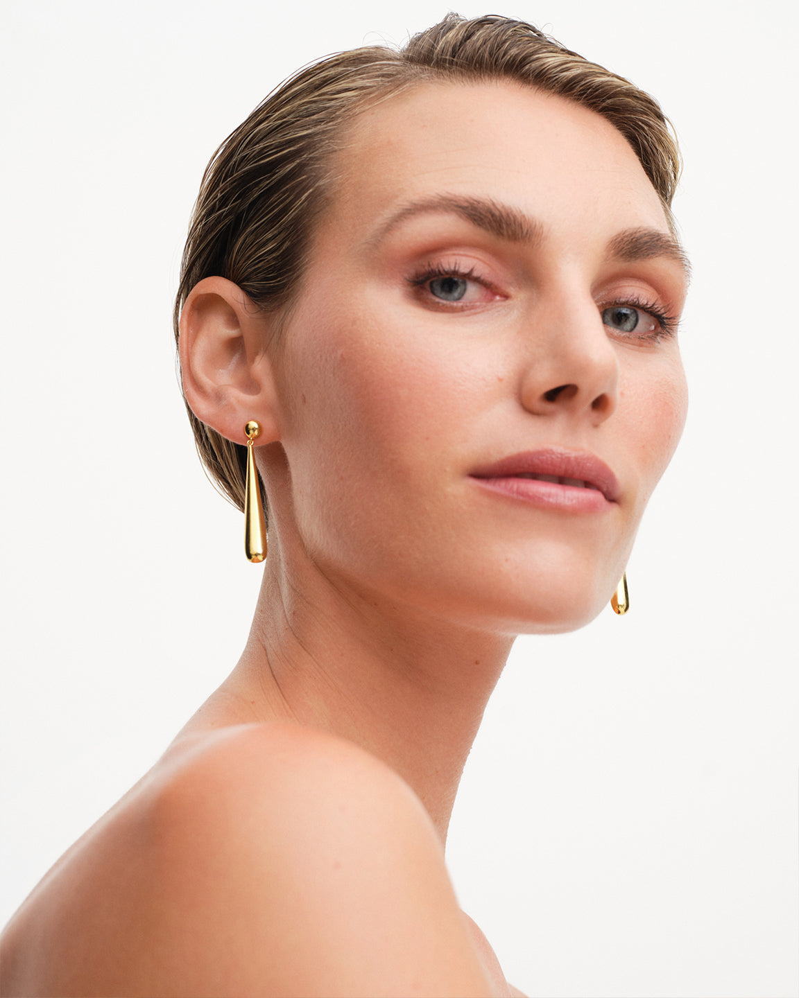 Drop Dew Studs Gull #Gull