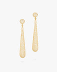 Drop Dew Pave Studs Gull 